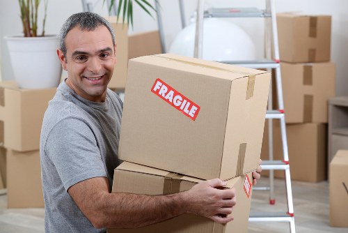 Removals team promoting ethical labour practices and anti-slavery commitment