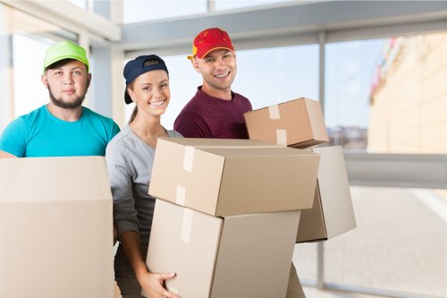 Residential move support in a South London apartment building