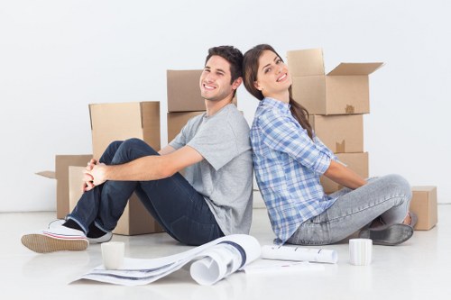 Removal van service operating in Elephant and Castle near residential buildings