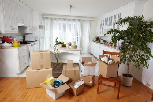 Local office movers managing access in South London