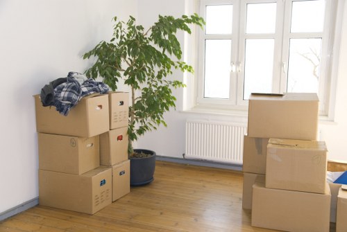 Furniture loading for a home move in South London