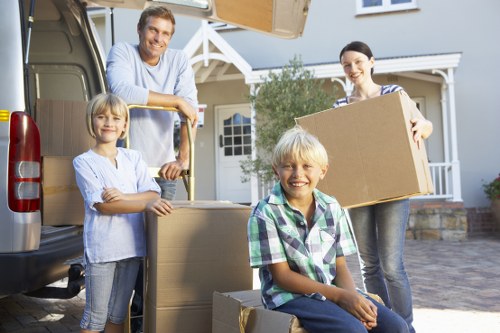 Removal van supporting a residential move in Elephant and Castle