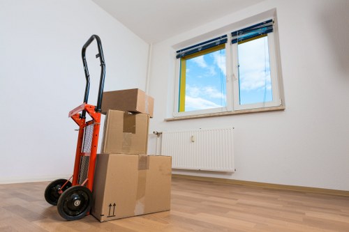 Low-carbon van used for sustainable removals in London